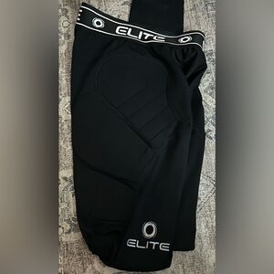 Elite Sport Padded Compression Leggings size small Goalkeeper Soccer Player